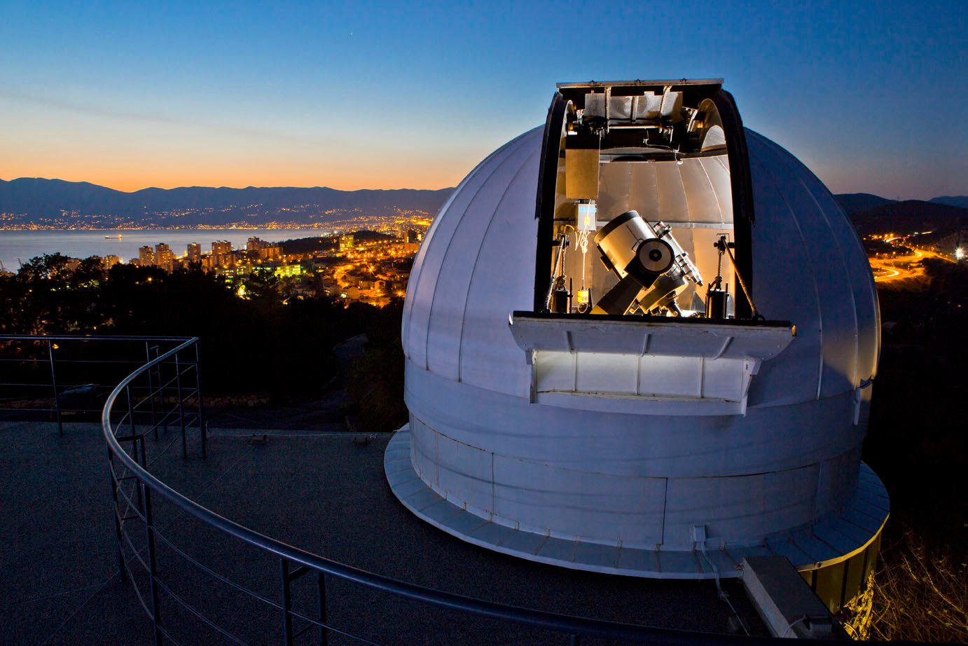 Observatory With The Telescope